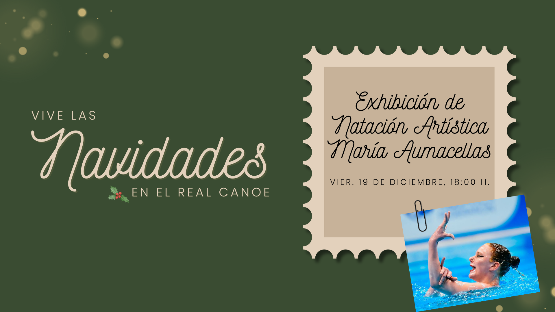 Exhibición de Natación Artística María Aumacellas