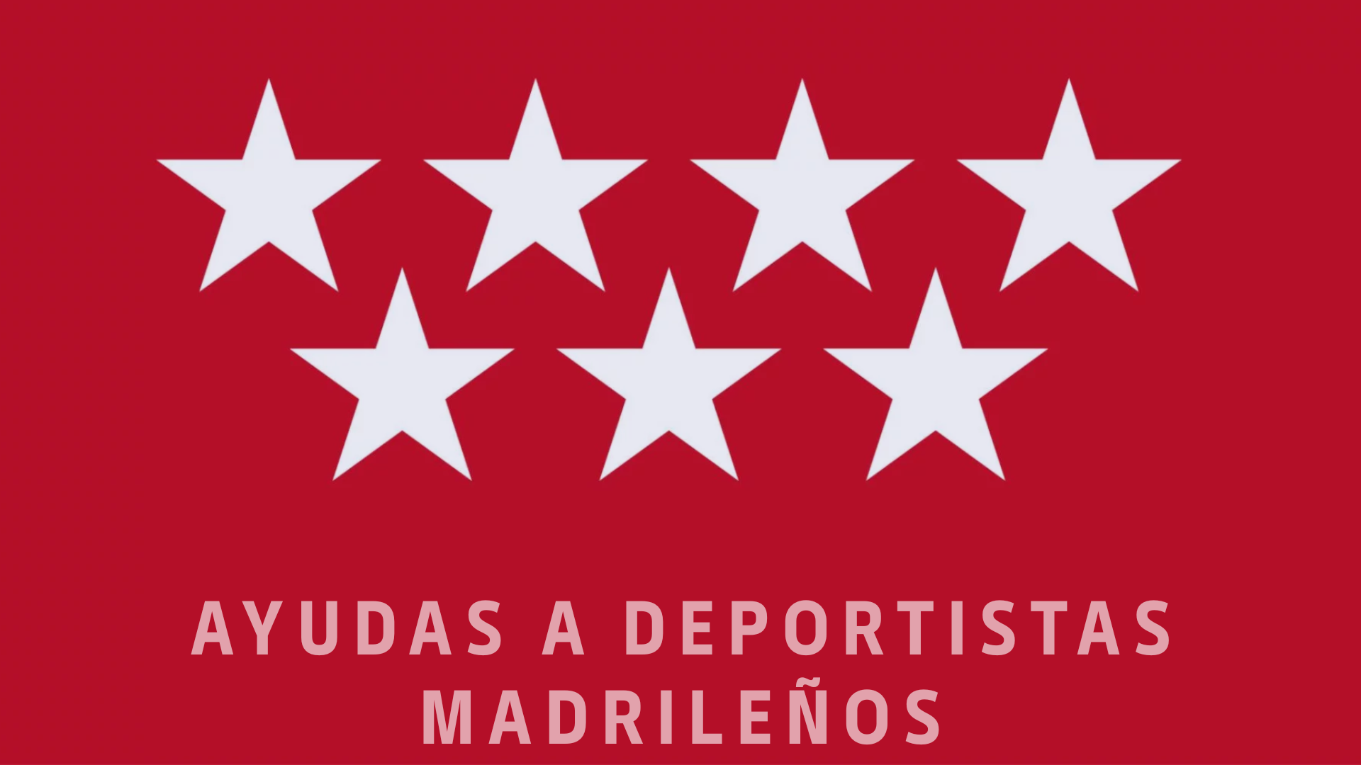 Convocatoria de ayudas de la CAM a deportistas madrileños