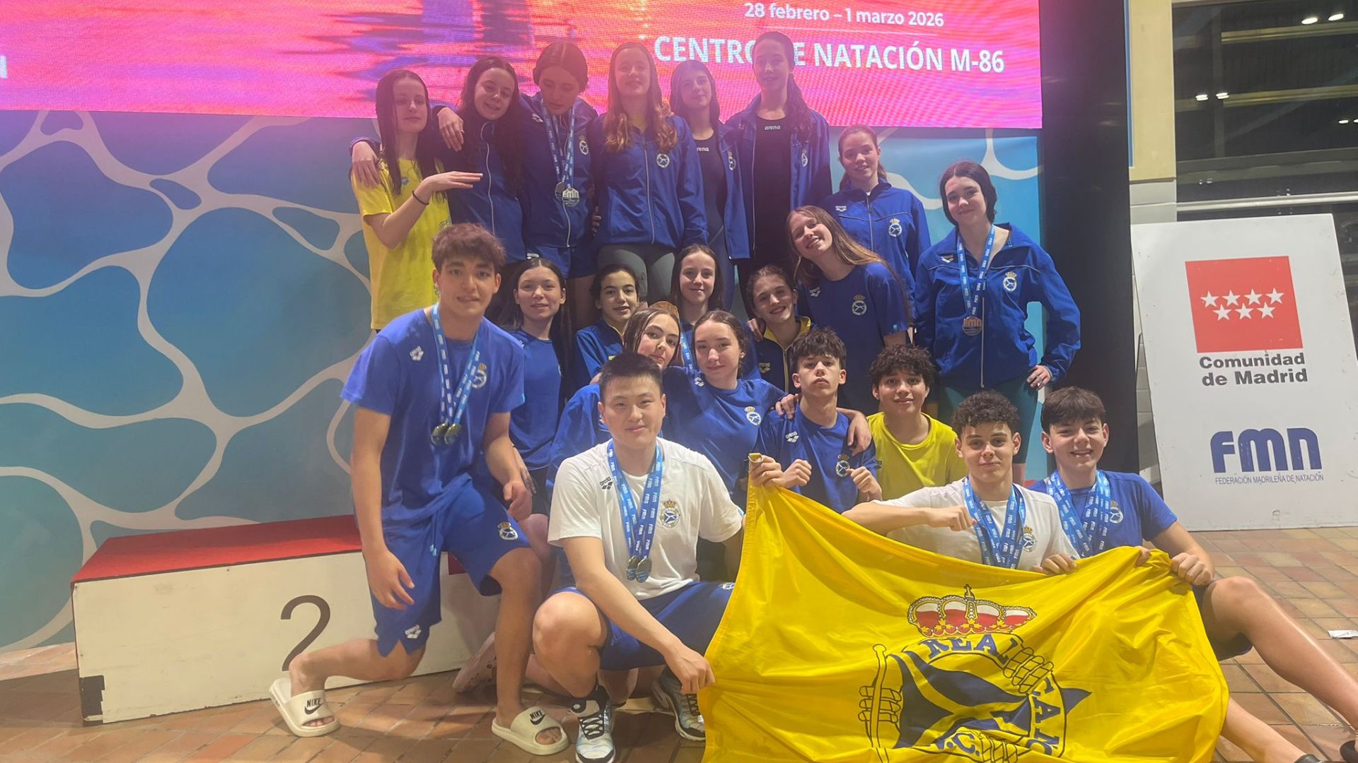 Bronce en el Campeonato Infantil de Invierno de natación