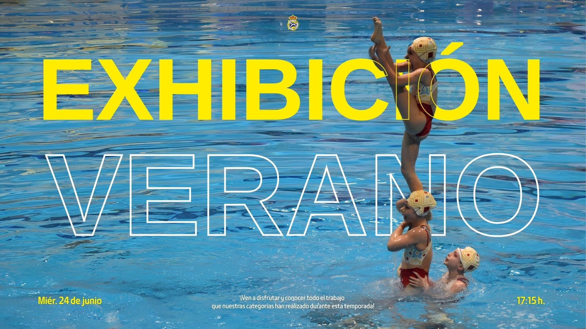 Vive nuestra Exhibición de Verano de Natación Artística