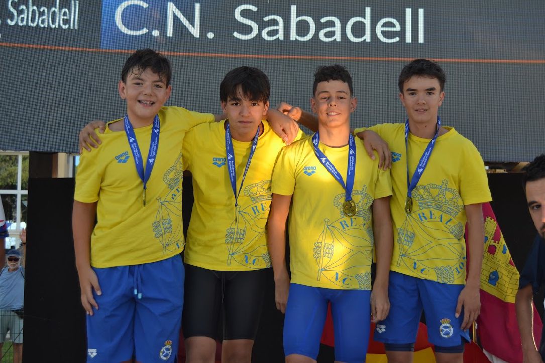 Natación: Destacada actuación del Real Canoe N.C. en el Campeonato de España Alevín 