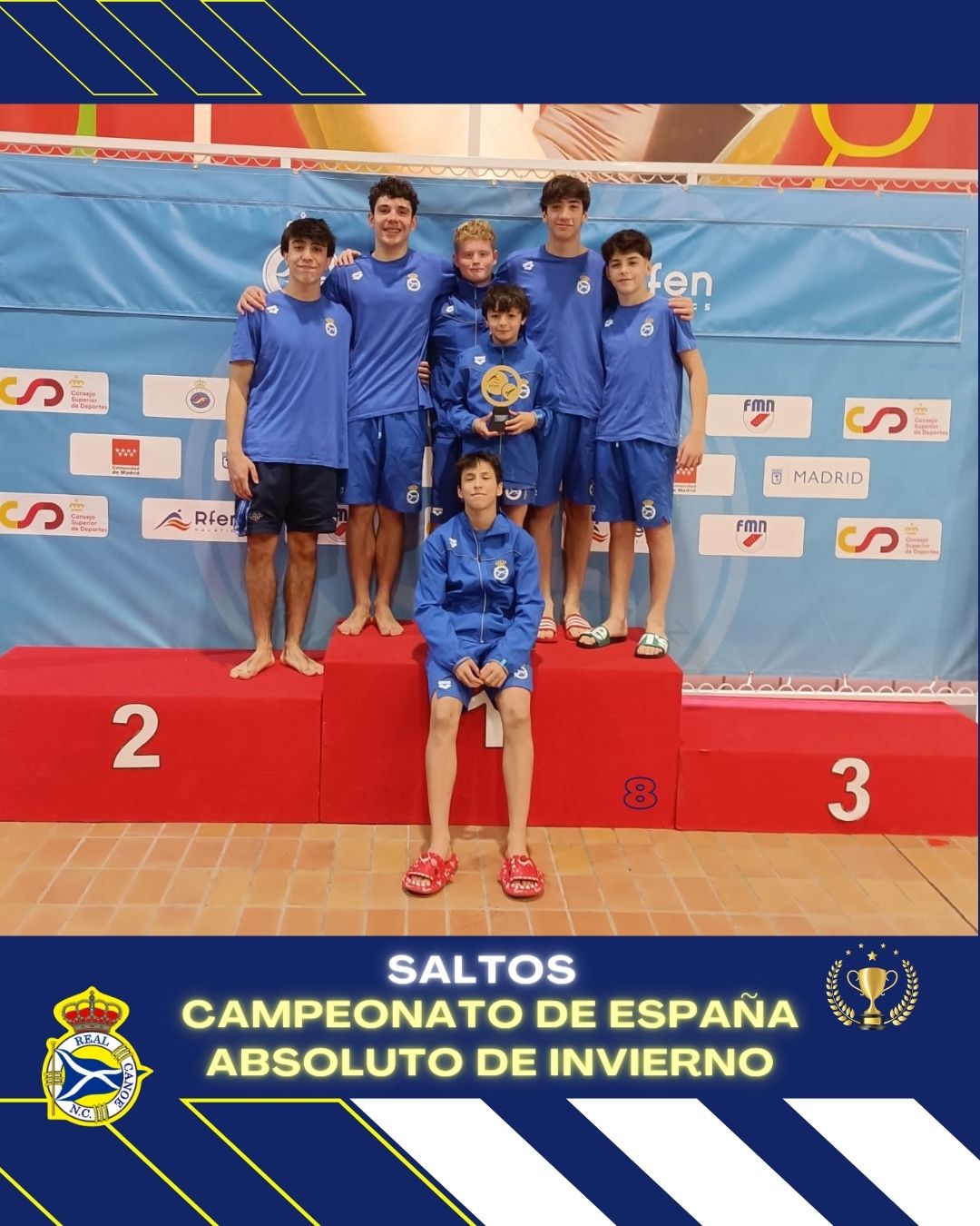 Saltos: Triunfo del Real Canoe N.C. en la XV Copa de España de Grupos de Edad