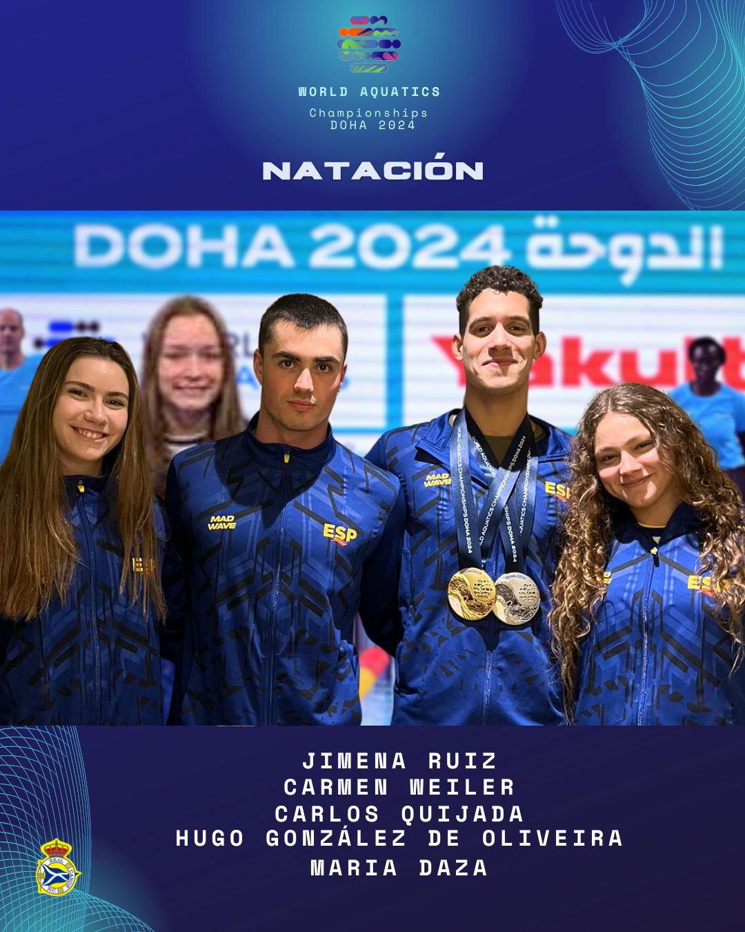 Nadadores Cpto del Mundo Doha