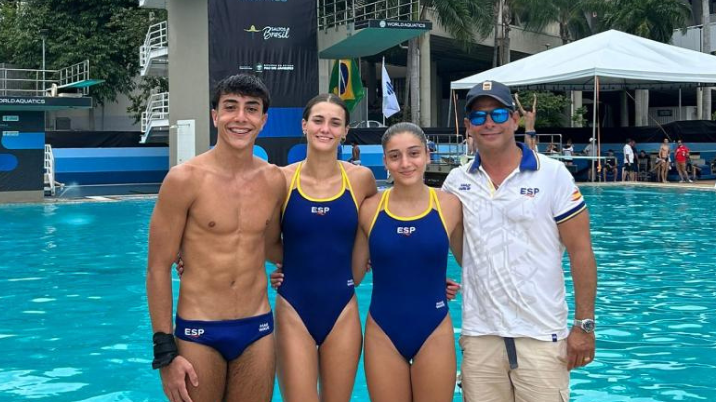 Rodrigo, Ana y Natalia en el Campeonato del Mundo Junior