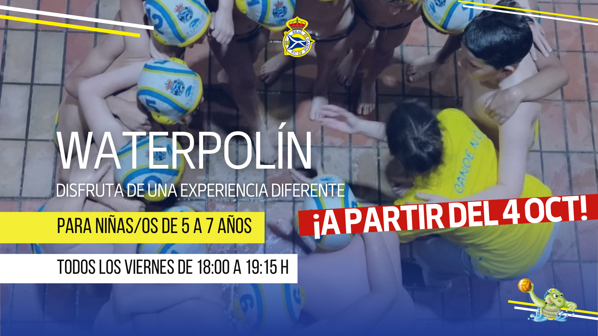 La mini-escuela de waterpolo está a punto de arrancar